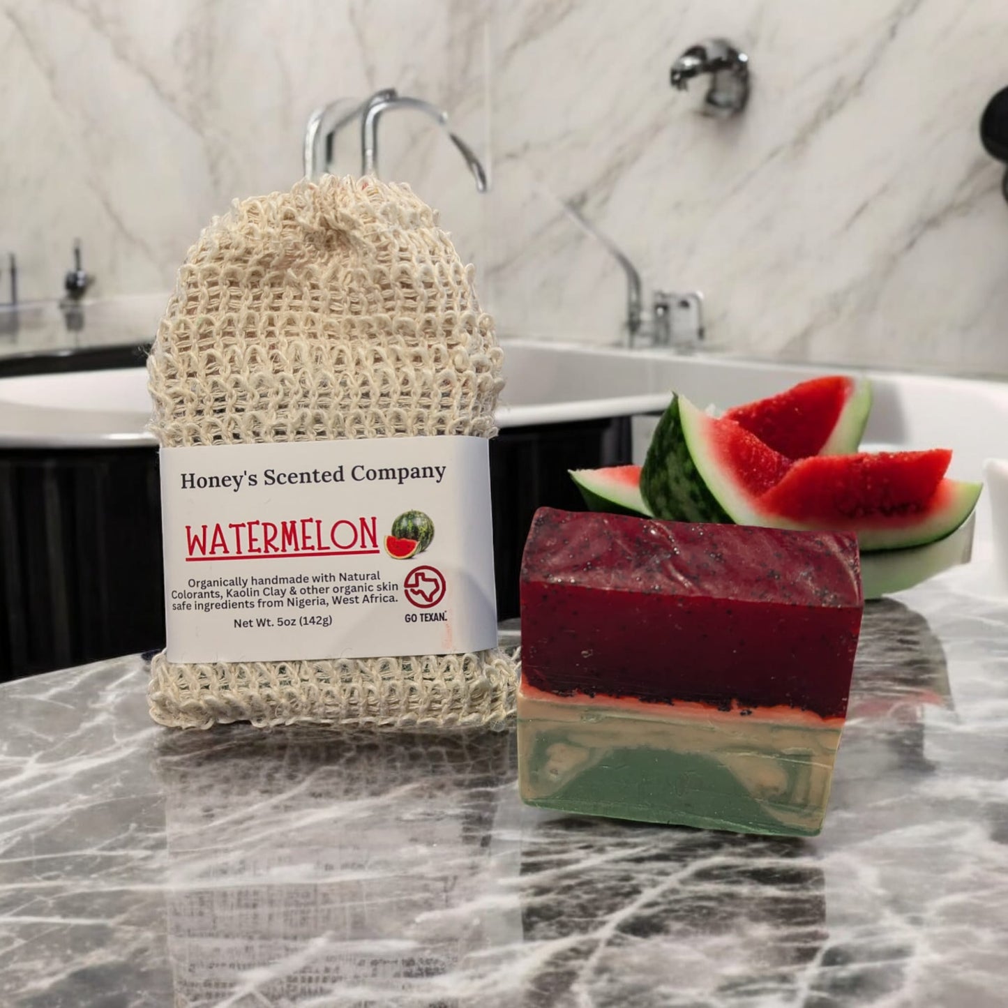 All Natural Organic Cold Processed Soaps + Loofah Bag