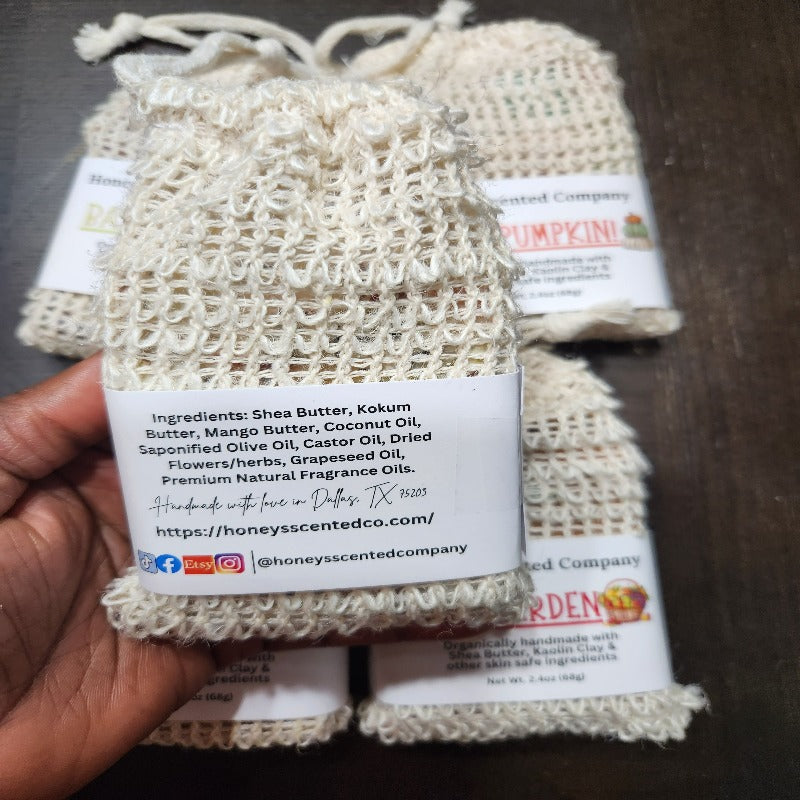 All Natural Organic Cold Processed Soaps + Loofah Bag
