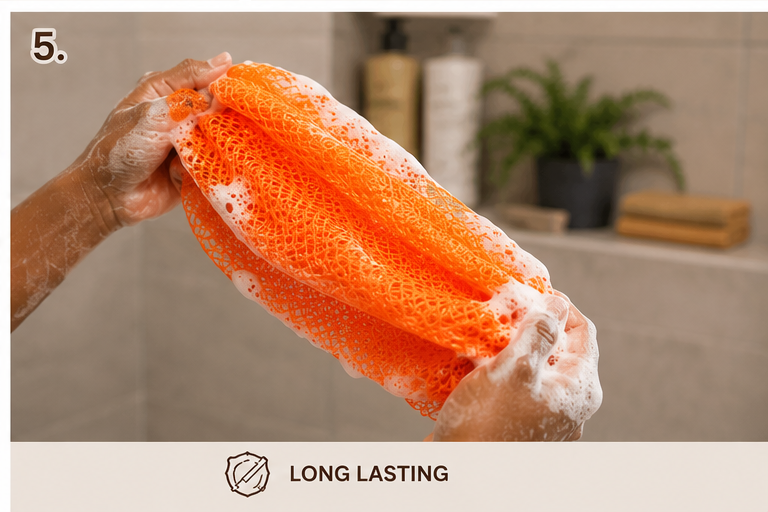 African Exfoliating Net Sponge