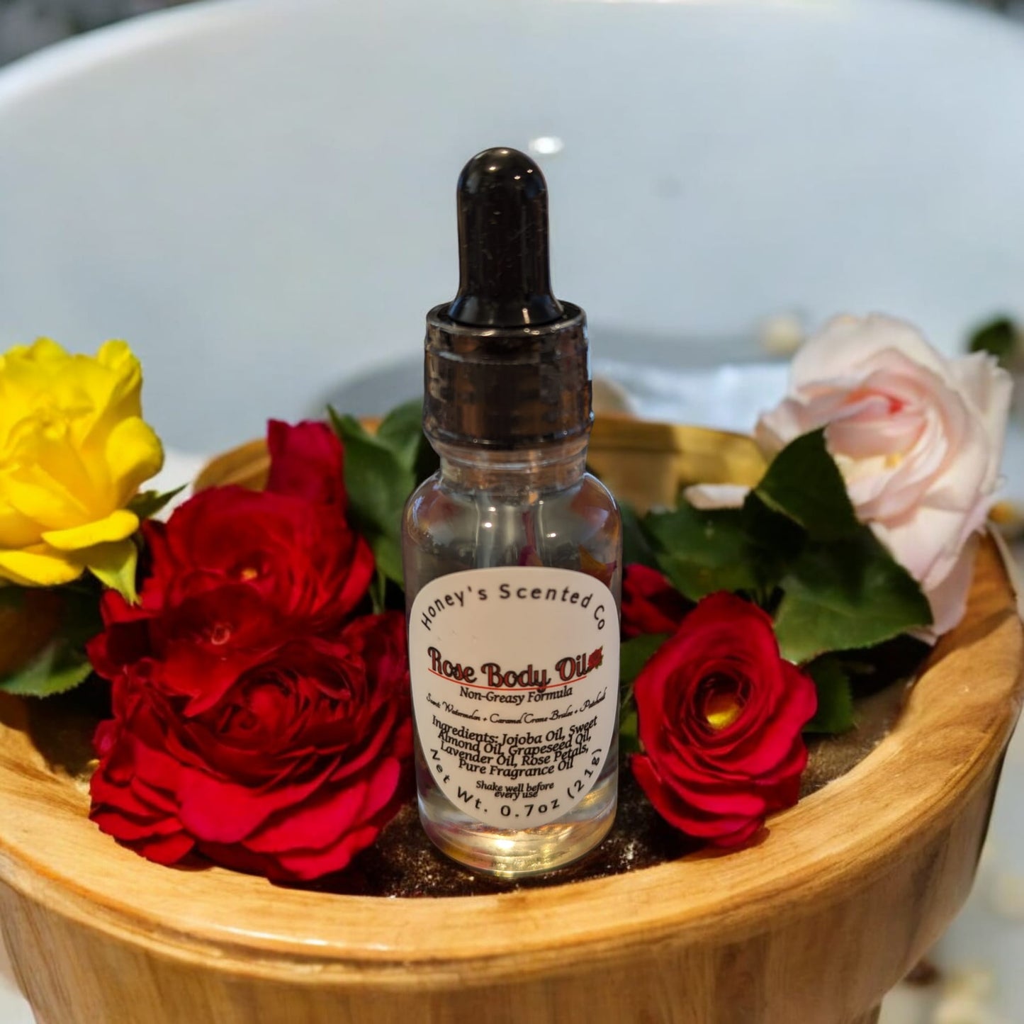 Rose Infused Body Oil