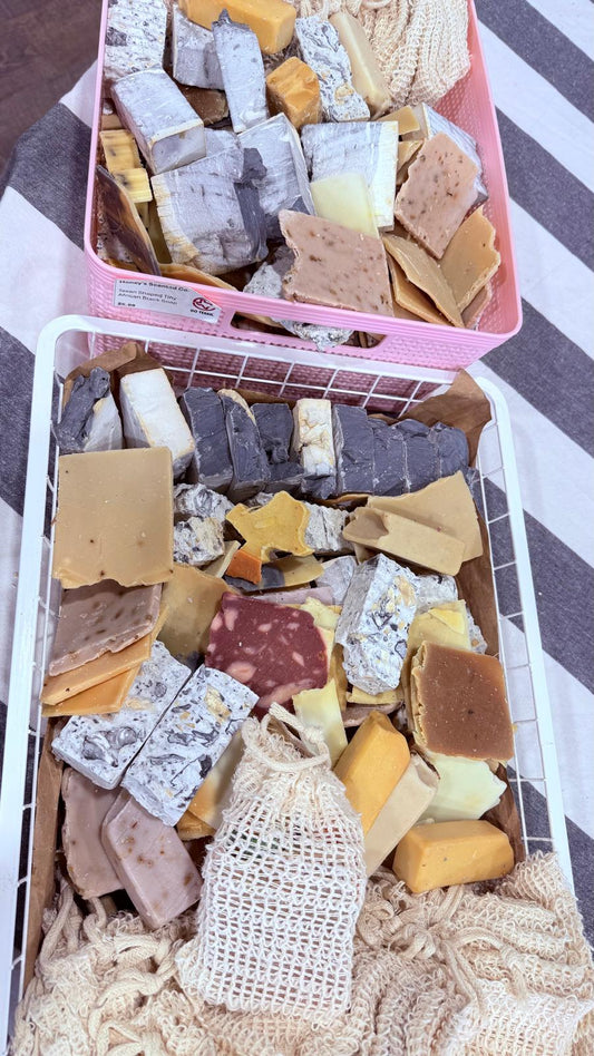 Mystery Soap Scraps + Loofah Grab Bags