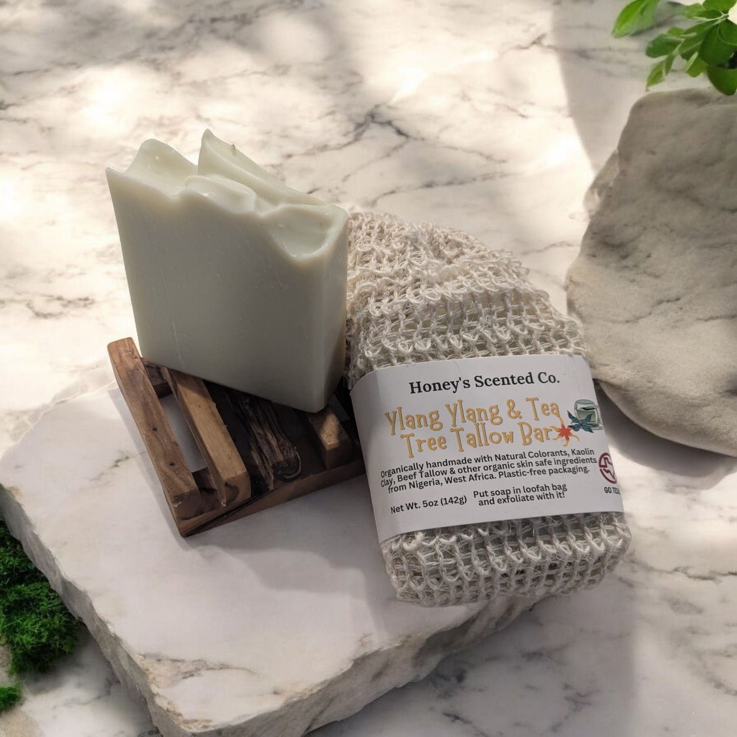 All Natural Organic Cold Processed Soaps + Loofah Bag
