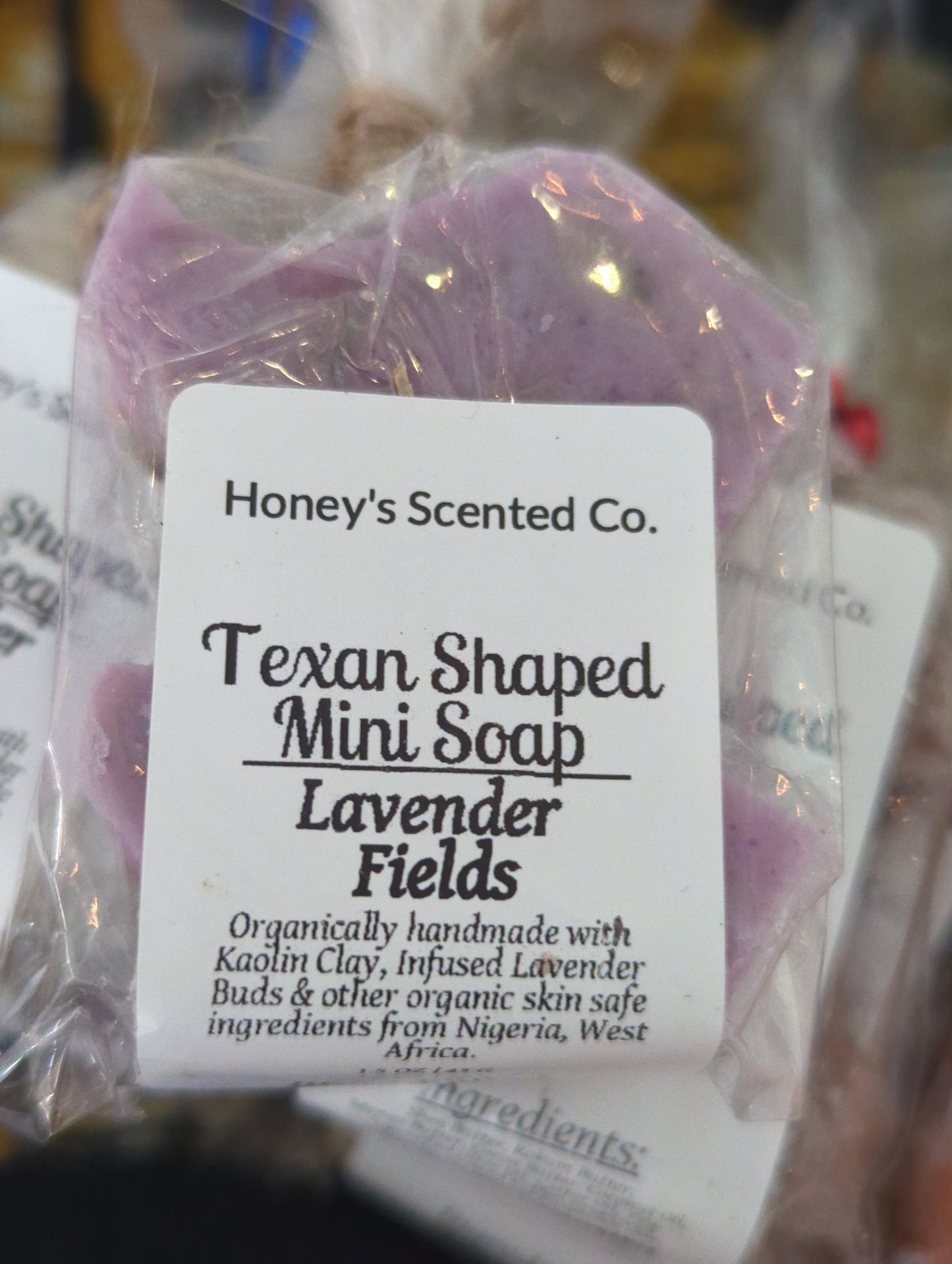 Texas Shaped Soap