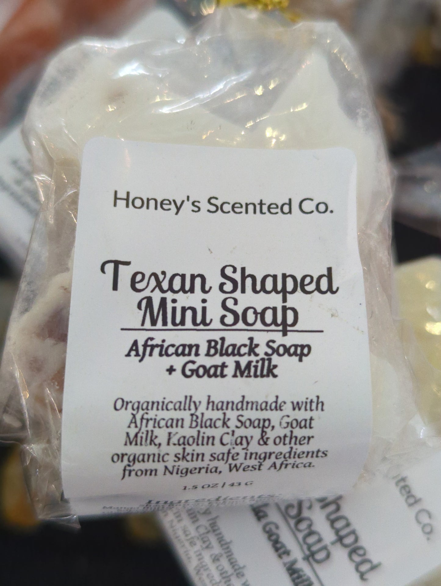 Texas Shaped Soap